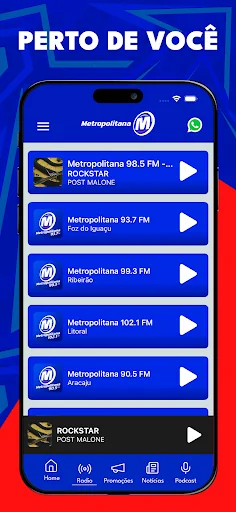 Metropolitana FM screenshot 2