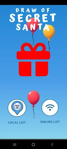 Secret santa draw