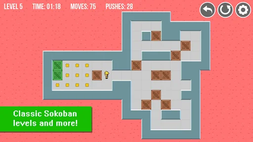 Sokoban Original & Extra screenshot 1