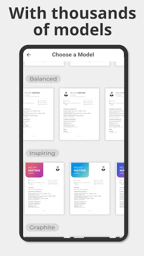 My Resume: Quick and Easy screenshot 3