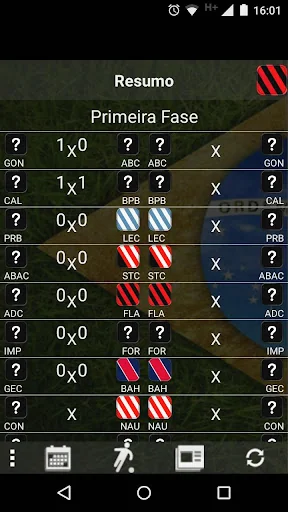 Match Tracker Copa Brasil FAN