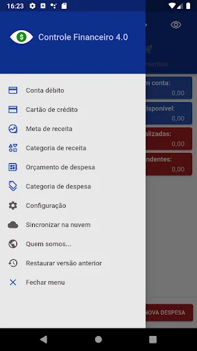 Controle Financeiro Pessoal