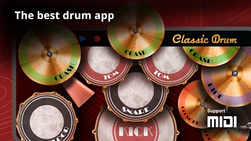 Classic Drum: play drums screenshot 1