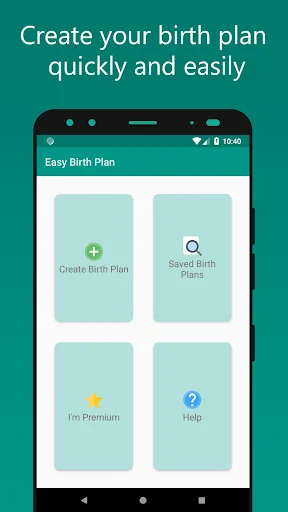 Easy Birth Plan