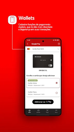 Santander Way: App de cartões screenshot 4