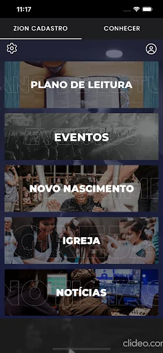 Zion Church - Cadastro