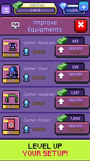xStreamer: Idle Simulator Game screenshot 3