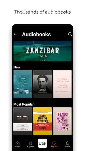Ubook: Audiobooks screenshot 2