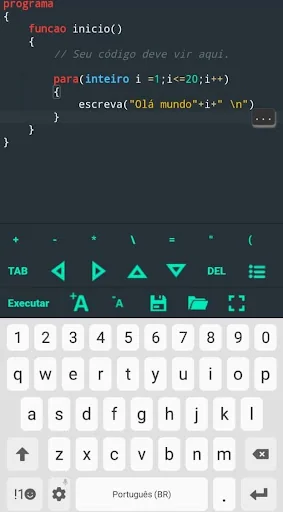 Portugol Mobile screenshot 1