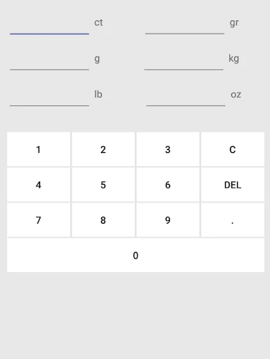 Weight unit converter