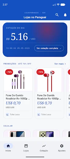 Lojas no Paraguai