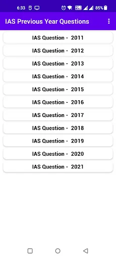 IAS Previous Year Questions