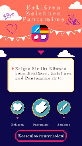 Erkläre Zeichne Pantomime 18+