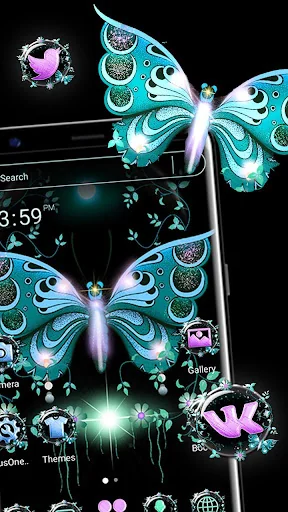 Butterfly Glitter Themes
