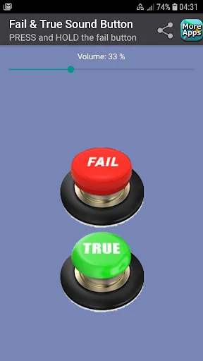 Fail & True Sound Button screenshot 1