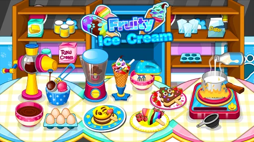 Cooking Fruity Ice Creams screenshot 1
