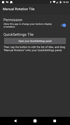 Manual Rotation Tile
