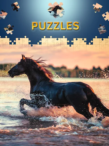 Horses Jigsaw Puzzles Free screenshot 4