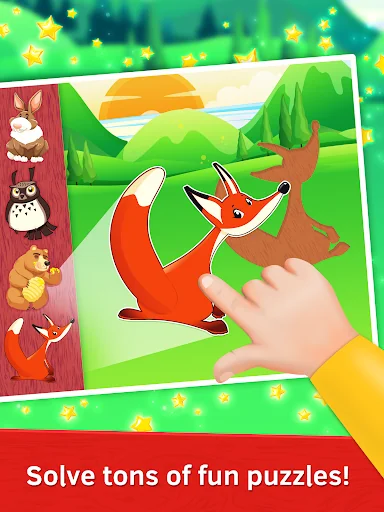 Wild Animals Puzzle for Babies