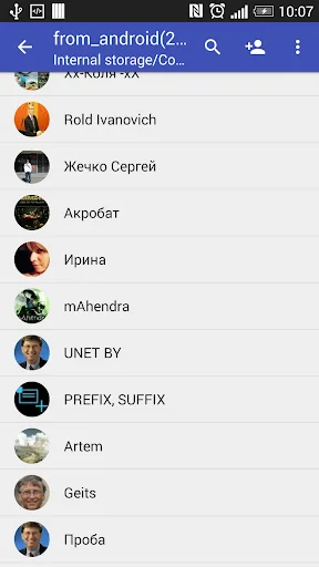 Contacts VCF — Backup & Share screenshot 2