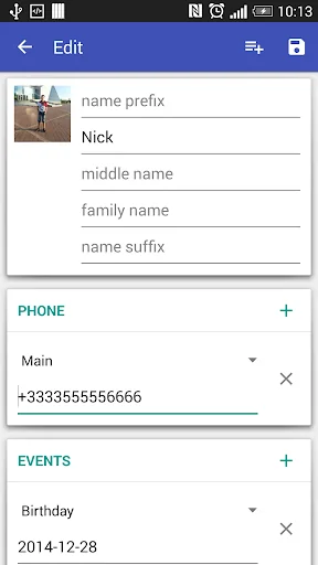 Contacts VCF — Backup & Share screenshot 4