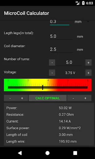Pocket Vapor CoilCalculator