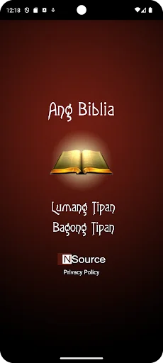 Tagalog Holy Bible: Ang Biblia
