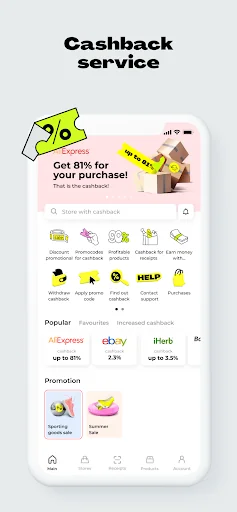 Backit cashback: AliExpress...