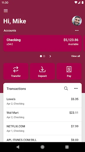 My First Bank Mobile screenshot 2