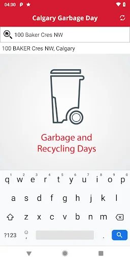 Calgary Garbage Day screenshot 2