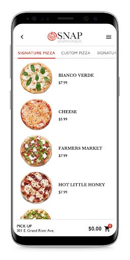 Snap Custom Pizza screenshot 2