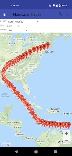 Hurricane Tracks