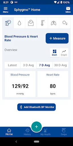 Sphygmo Blood Pressure screenshot 1