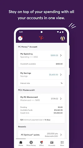 PC Financial Mobile screenshot 2