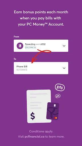 PC Financial Mobile screenshot 3