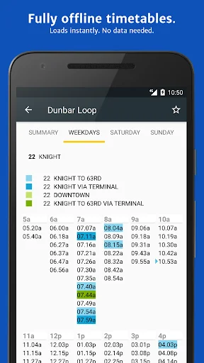 TransitDB Vancouver screenshot 1