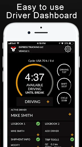 TruxTrax - Trucking ELogbook