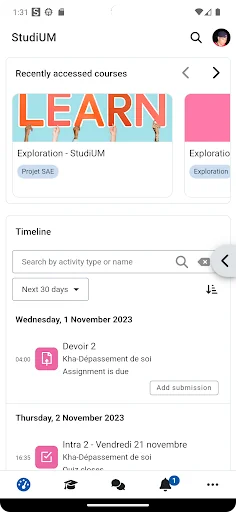 StudiUM mobile