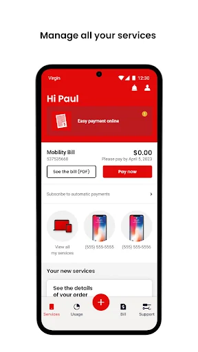 Virgin Plus My Account