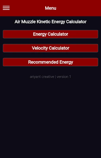 Air Muzzle Kinetic Energy Calc