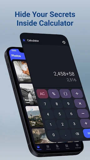 Calculator Lock - Hide Photos screenshot 1