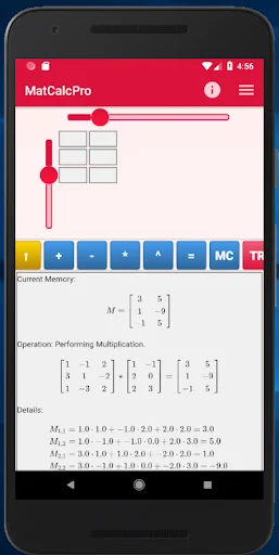 Matrix Calculator (Matrices) screenshot 2