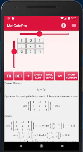 Matrix Calculator (Matrices) screenshot 3