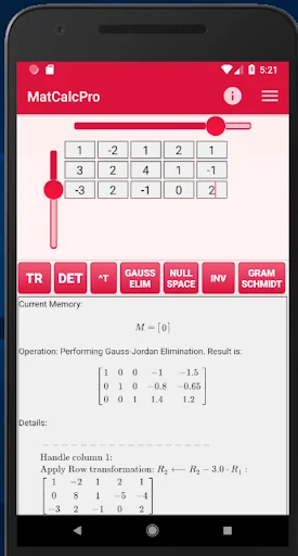 Matrix Calculator (Matrices) screenshot 4