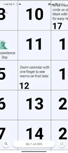 Monthly Calendar & Holidays screenshot 4