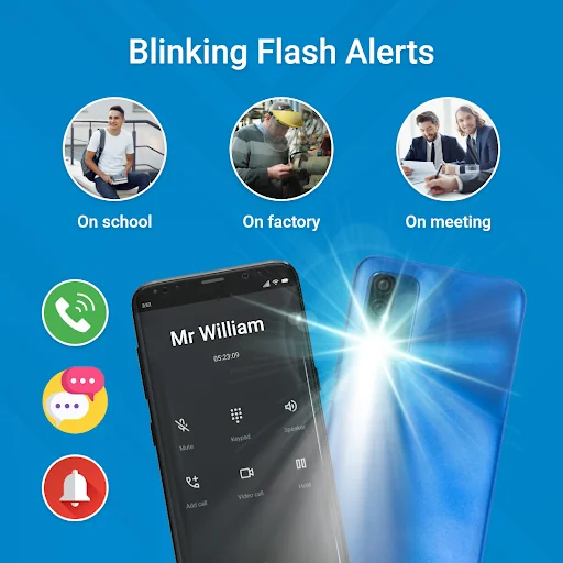Flash Alert : Call and Sms screenshot 1