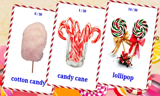 Candy Cards : Learn English screenshot 1