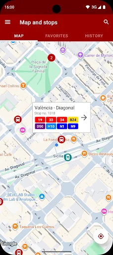 Next bus Barcelona screenshot 1