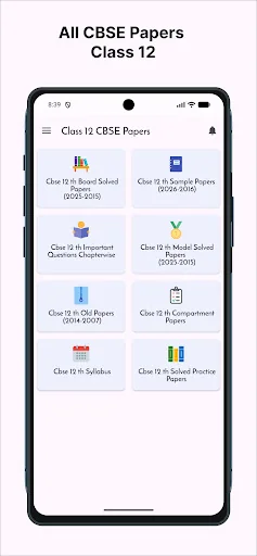 Class 12 CBSE Papers screenshot 1