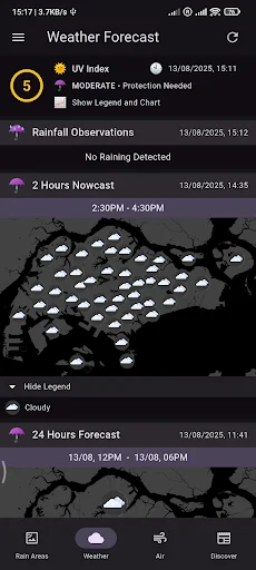 SG Weather, UV & Air Quality